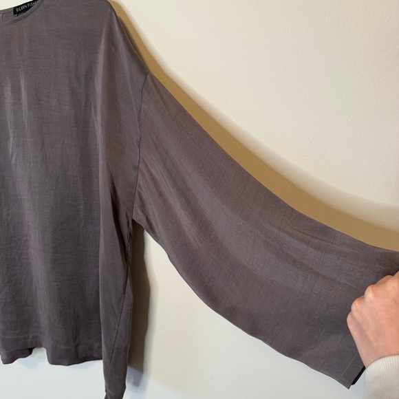 Eileen Fisher 100% silk tunic blouse - Picture 4 of 10